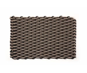 Charcoal Doormat, Maine Woven Rope Doormats