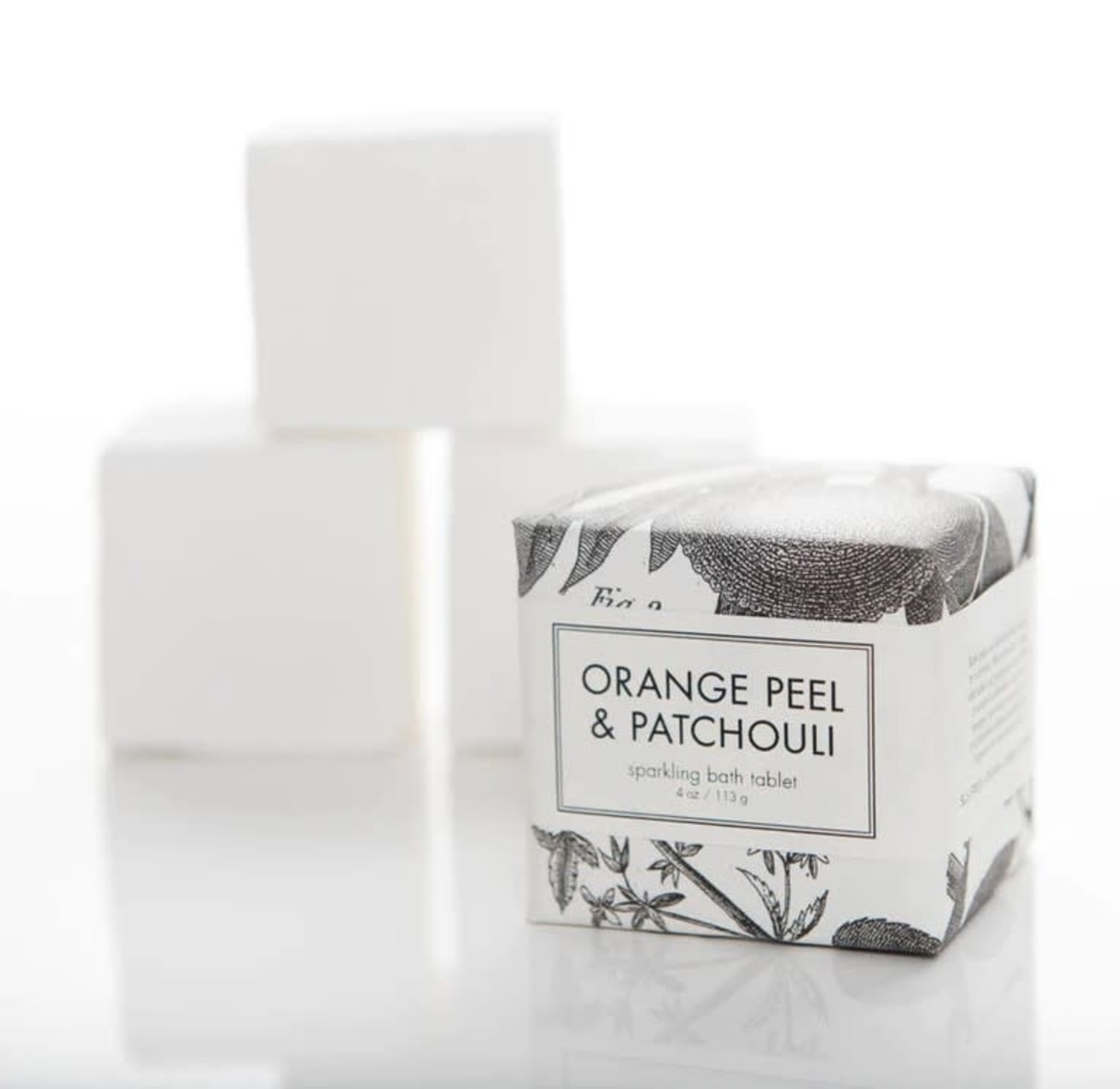 Sparkling Bath Tablet Orange Peel & Patchouli CAPERS Home