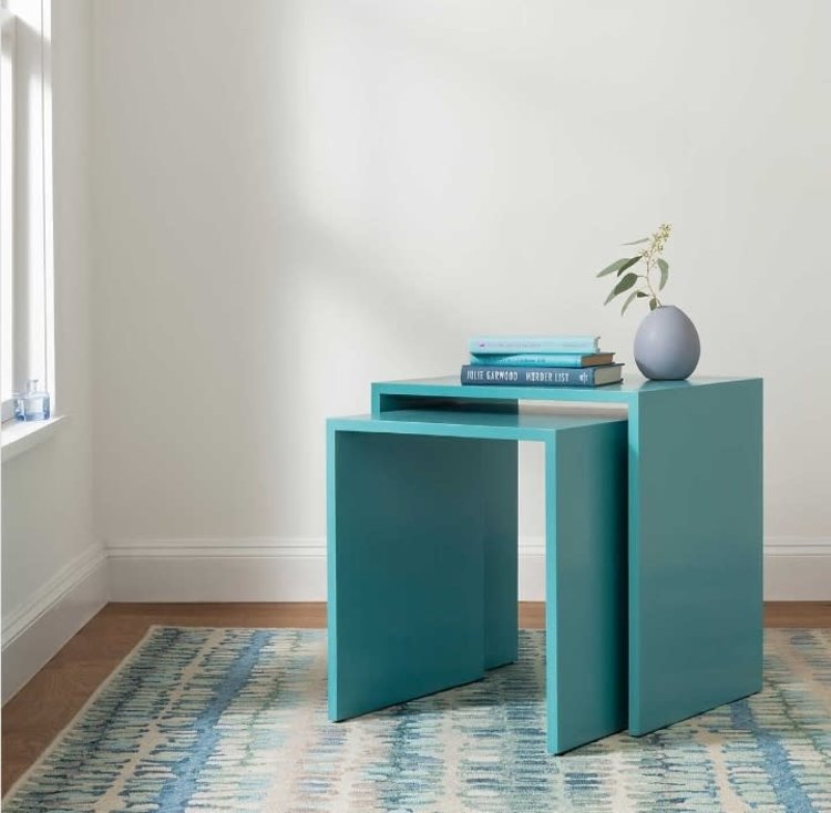 Paint Chip Rug in Blue Assorted Sizes CAPERS Home