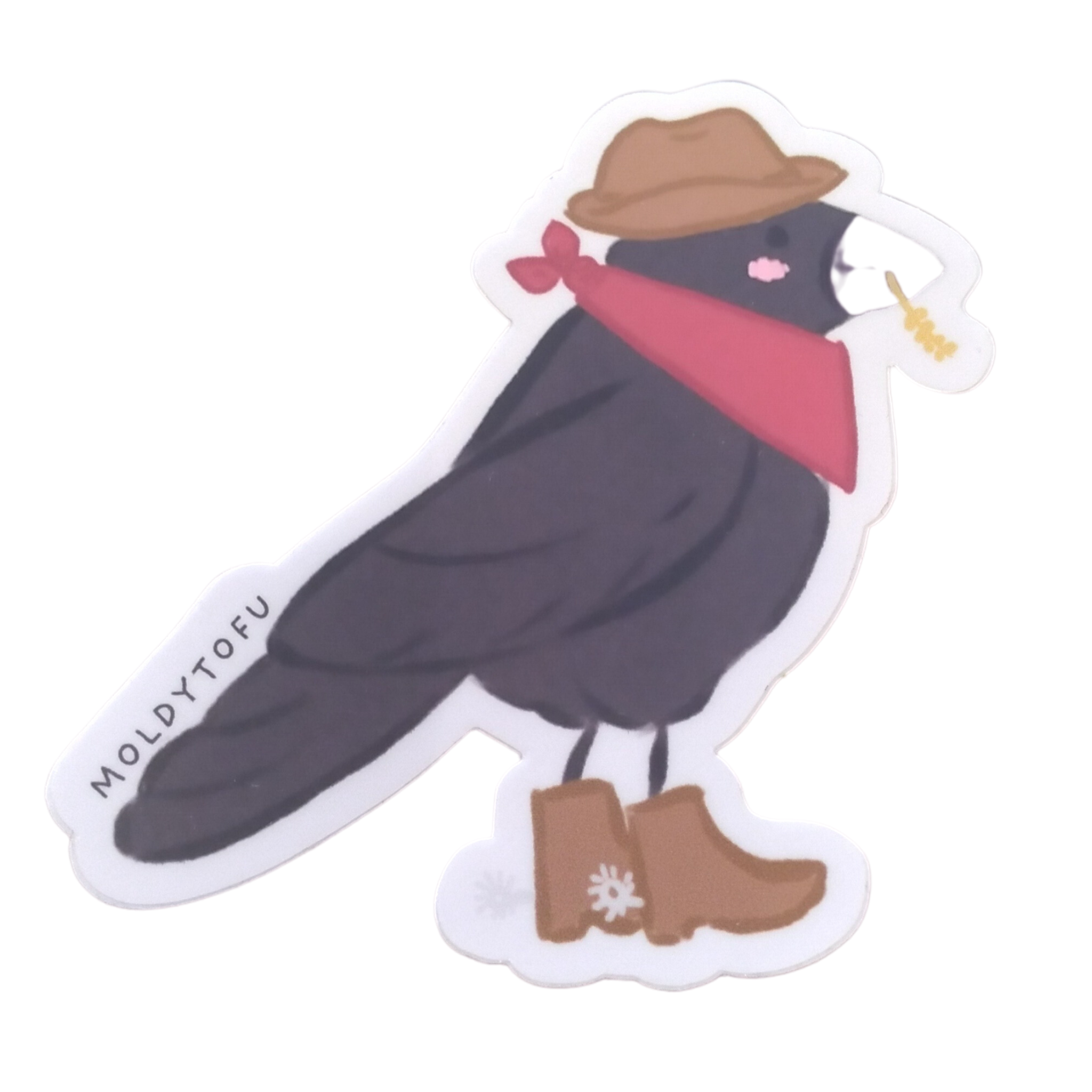 Crow Oven Mitt