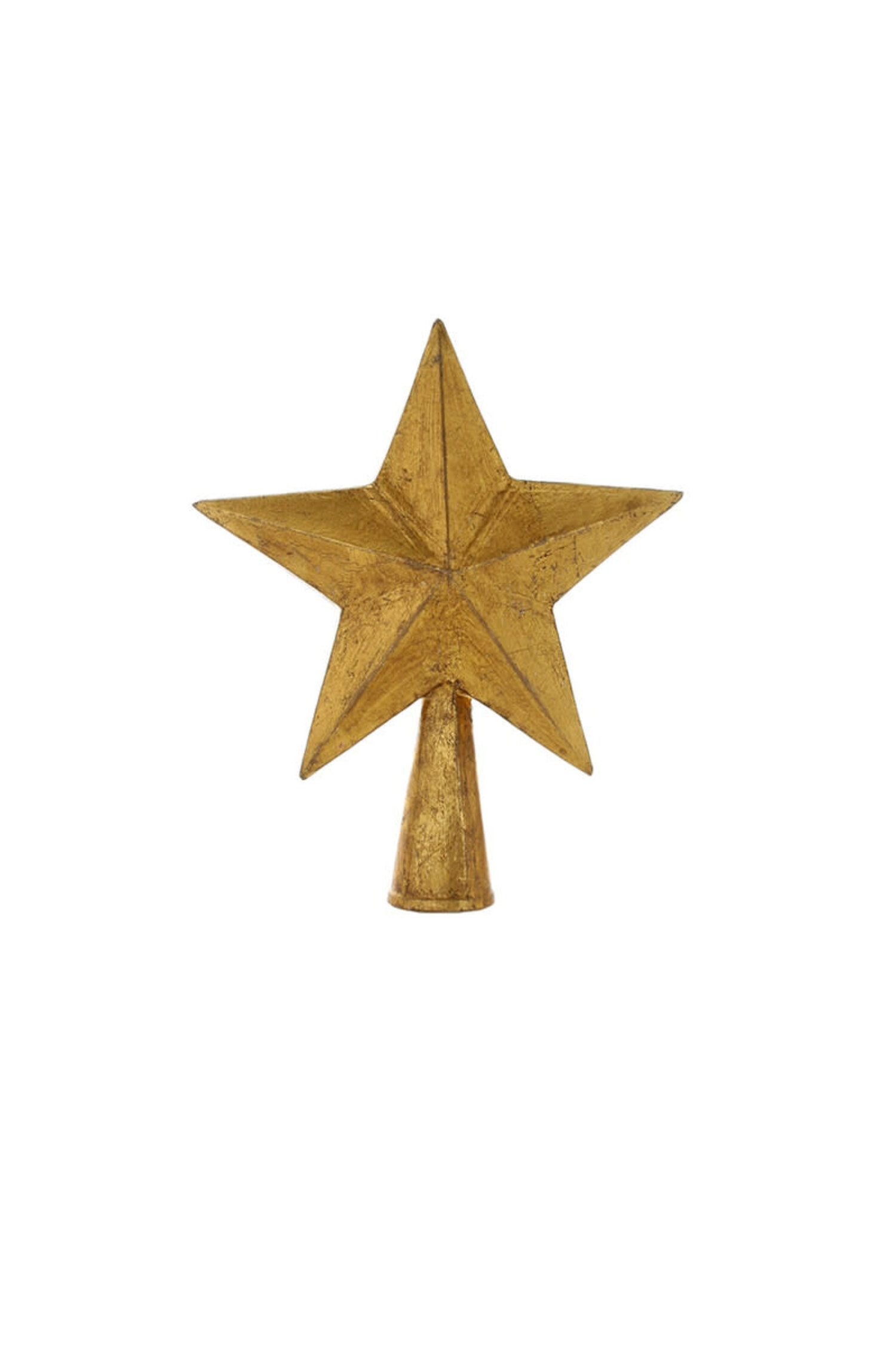 Gold Star Tree Topper with Gusset Canvas