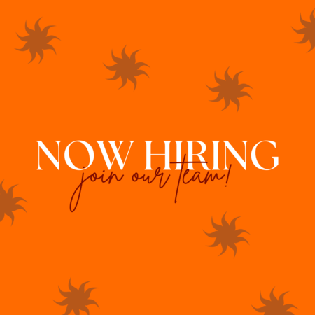 NOW HIRING!