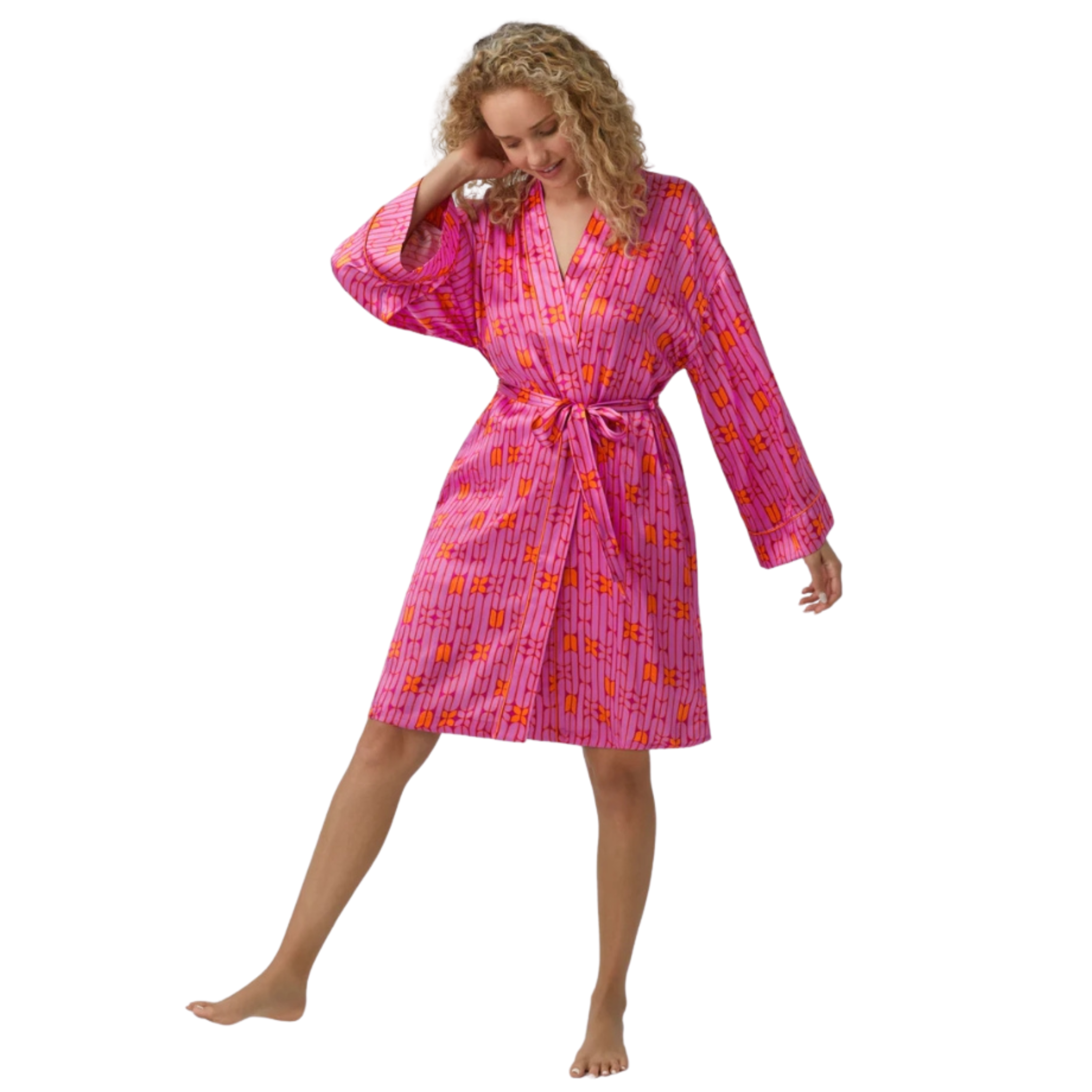 Wallpaper GEO Silk Robe - Assorted Sizes - CAPERS Home