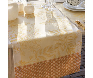 4 Saisons à la Table N°5 フランス語版 Le Jacquard Français Table Linens | Jardin d'eden Blue table