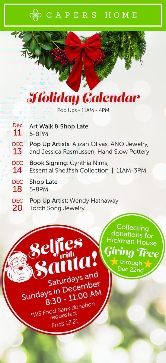 Get Ready to Celebrate: Santa and Our Holiday Calendar Are Here!