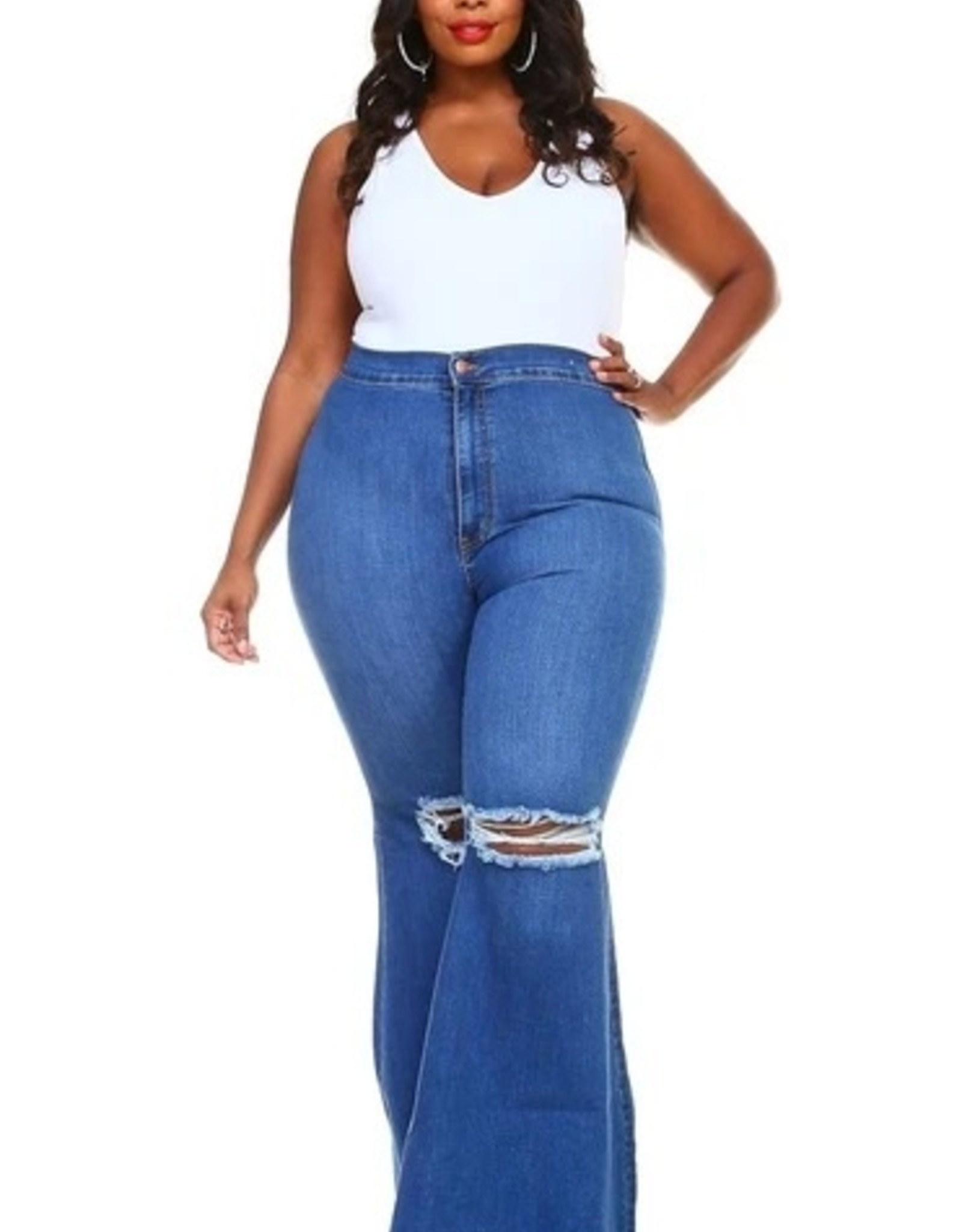 Plus Size Flare Leggings, Women's Fashion, Bottoms, Other Bottoms on  Carousell