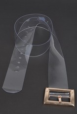 Oversized Transparent PVC Belt