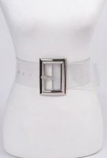 Oversized Transparent PVC Belt