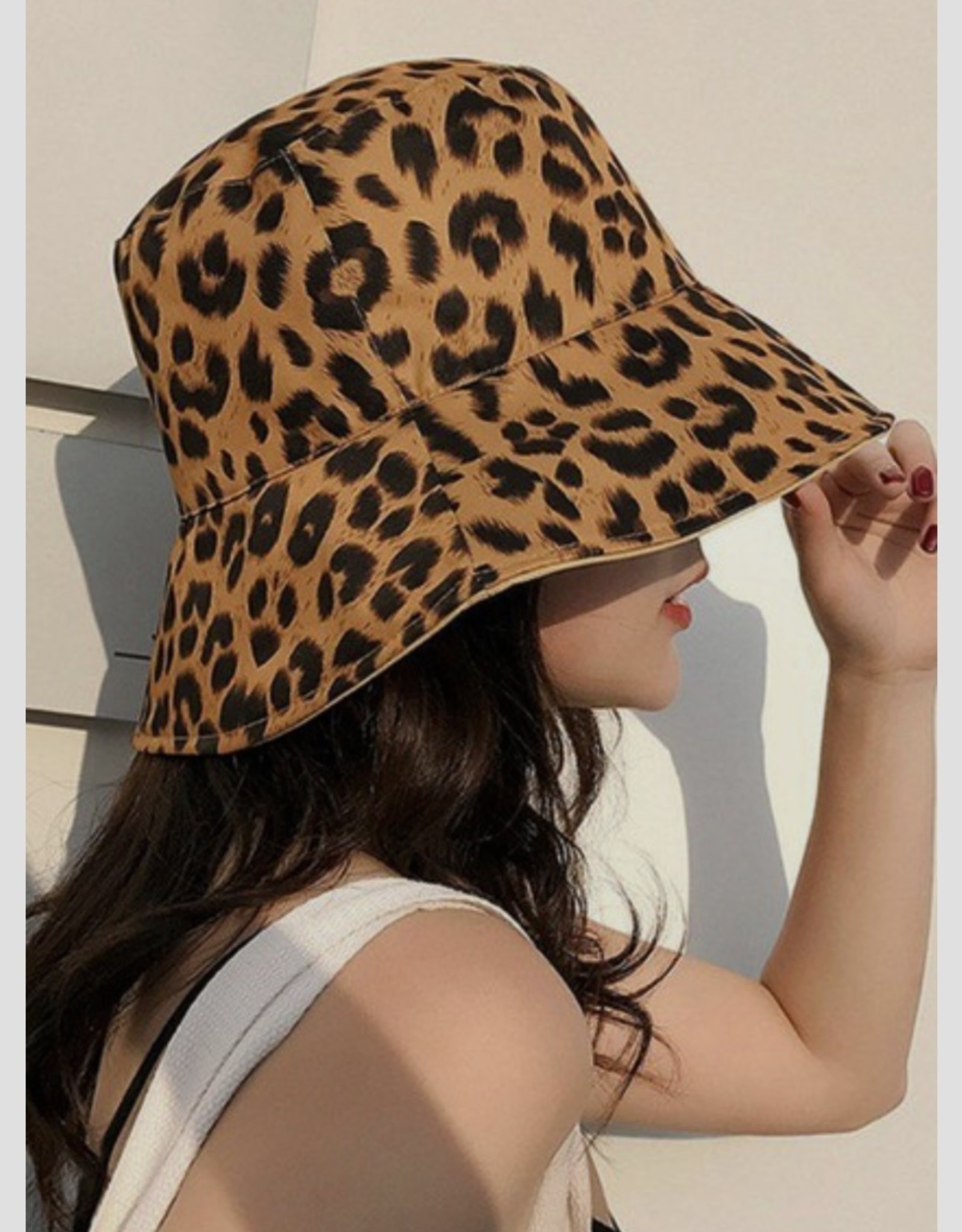 cheetah bucket hat
