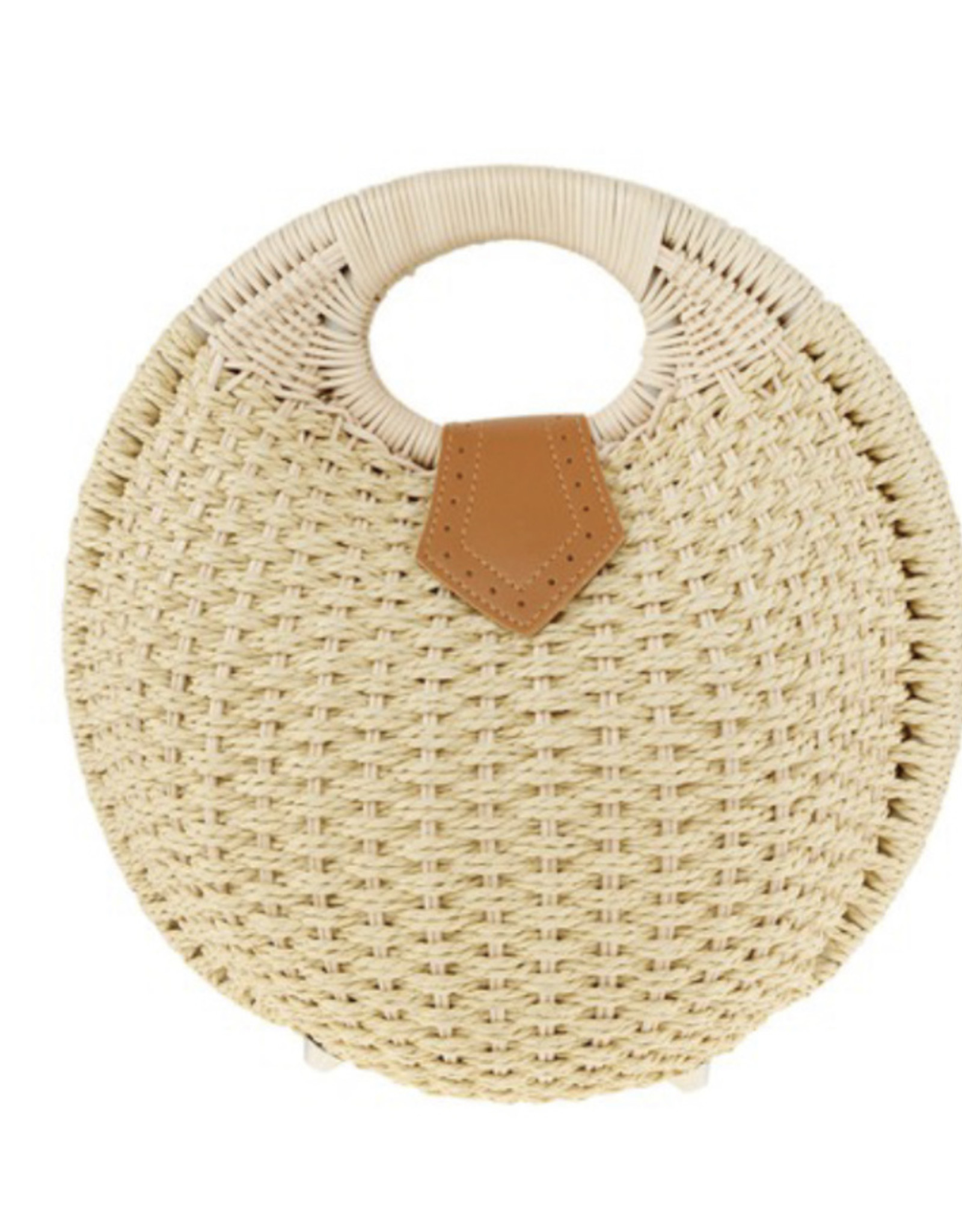 Hand Made Ball Shape Straw Bag