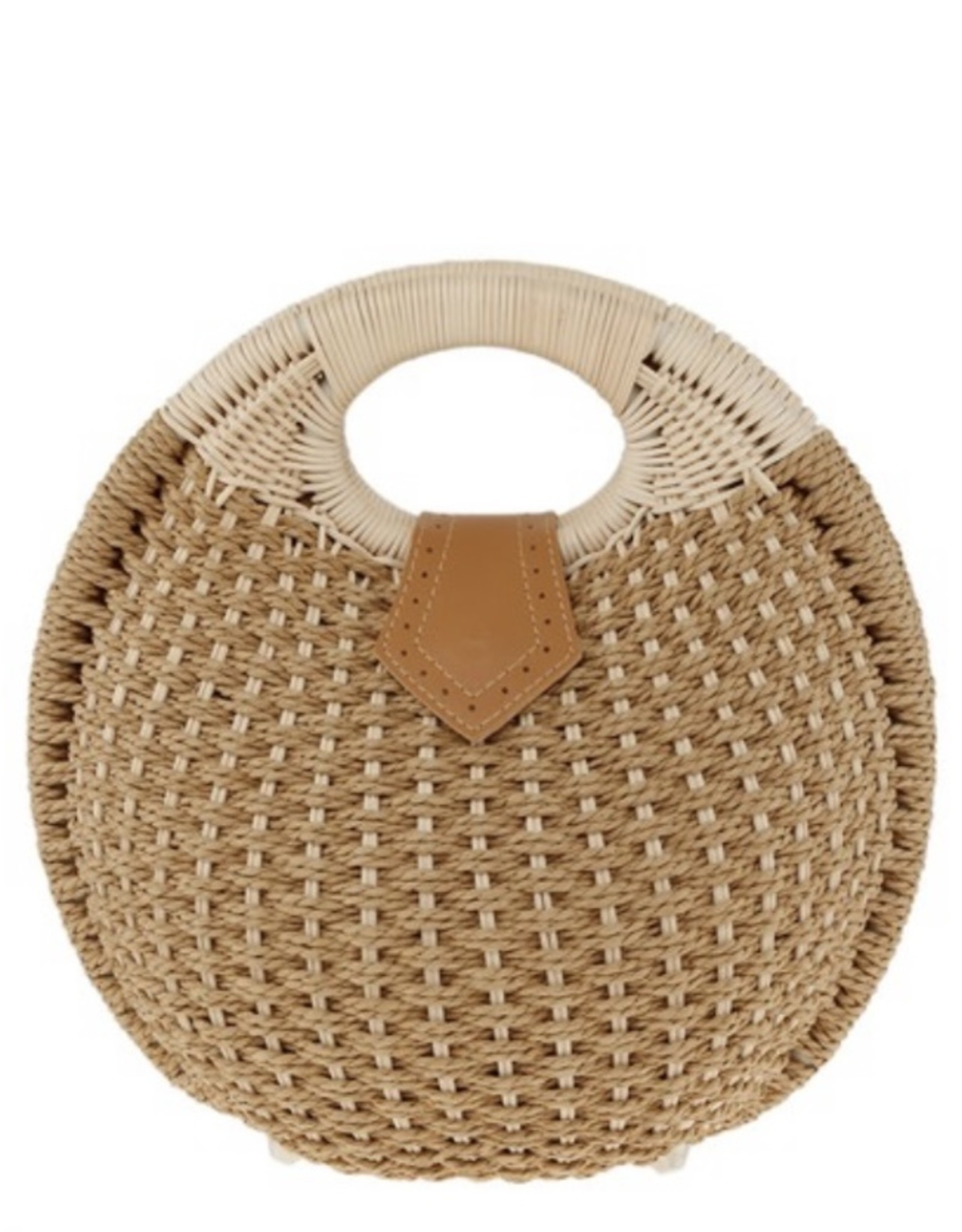 Hand Made Ball Shape Straw Bag