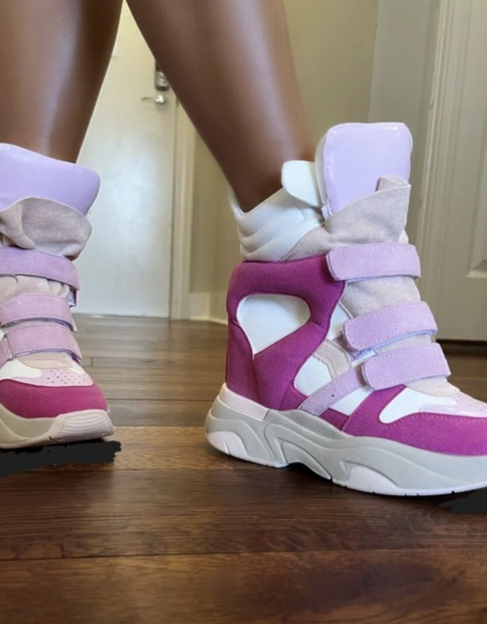 Pretty Pink Chunky Sneakers