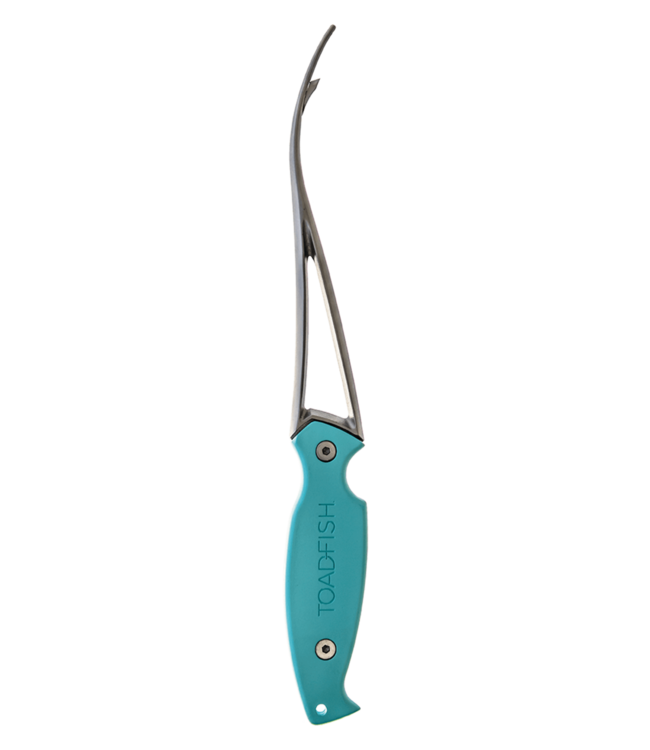 Toadfish Toadfish Coastal Kitchen Collection Frogmore Shrimp Cleaner + Crab Cutter + Oyster Knife Teal Handle