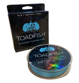 Toadfish Toadfish Braided Line 10LB 150 Yards-Teal