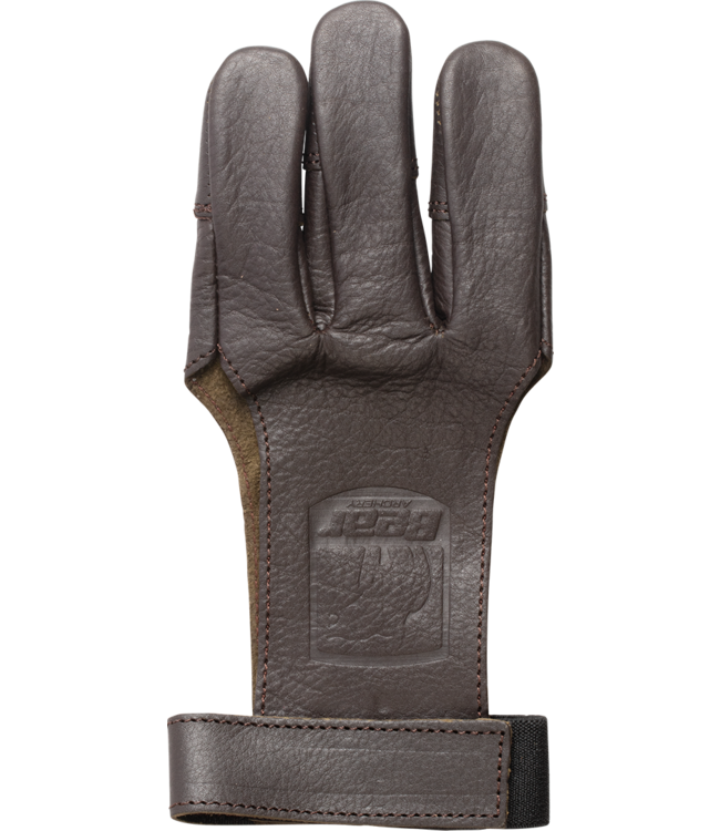 Bear Bear Leather Shooting Gloves Large