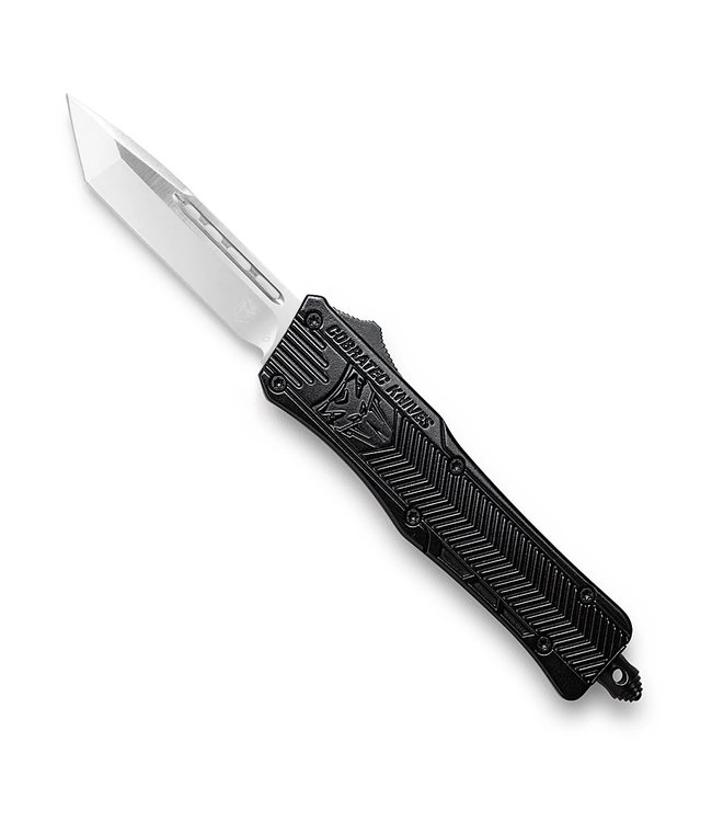 CobraTec Knives CobraTec Small CTK-1 Black Tanto not Serrated Knife
