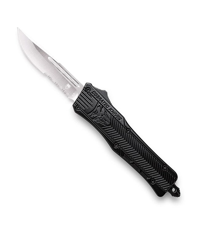 CobraTec Knives CobraTec Knife Small CTK-1 Black Drop Serrated