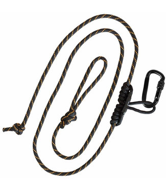 Muddy Muddy MSA070 Safety Harness Lineman's Rope, Quick-Clip Design Prusik Knot & 1-Handed Caribiner Combo