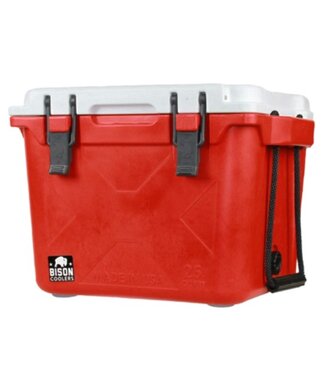 25 qt Cooler (red/white)