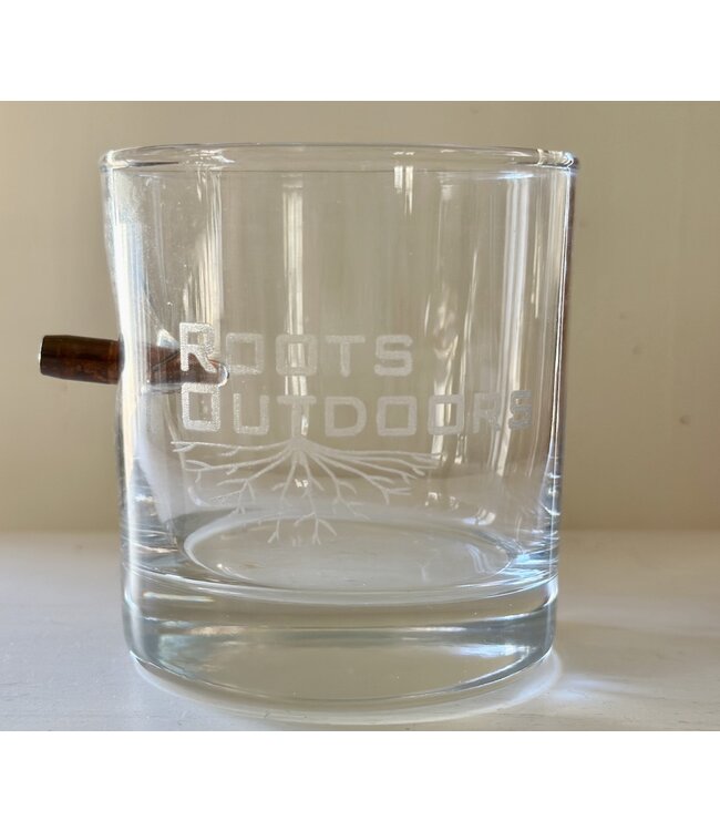 BenShot Roots Outdoors Bullet Whiskey Glass