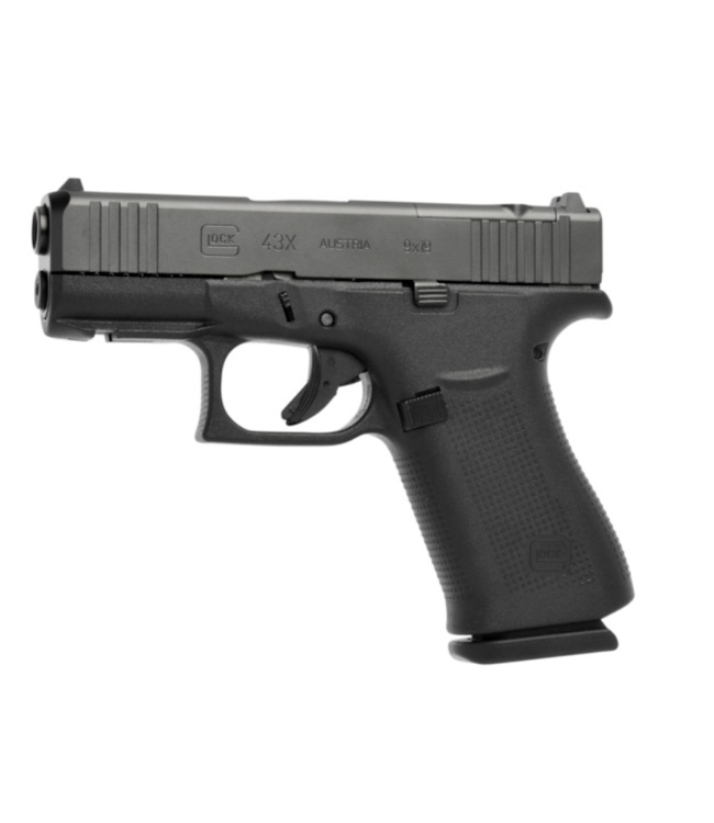 Glock Glock PX4350201FRMOS G43X Semi Auto Pistol, 9MM, 3.41" BBL, Sub Compact