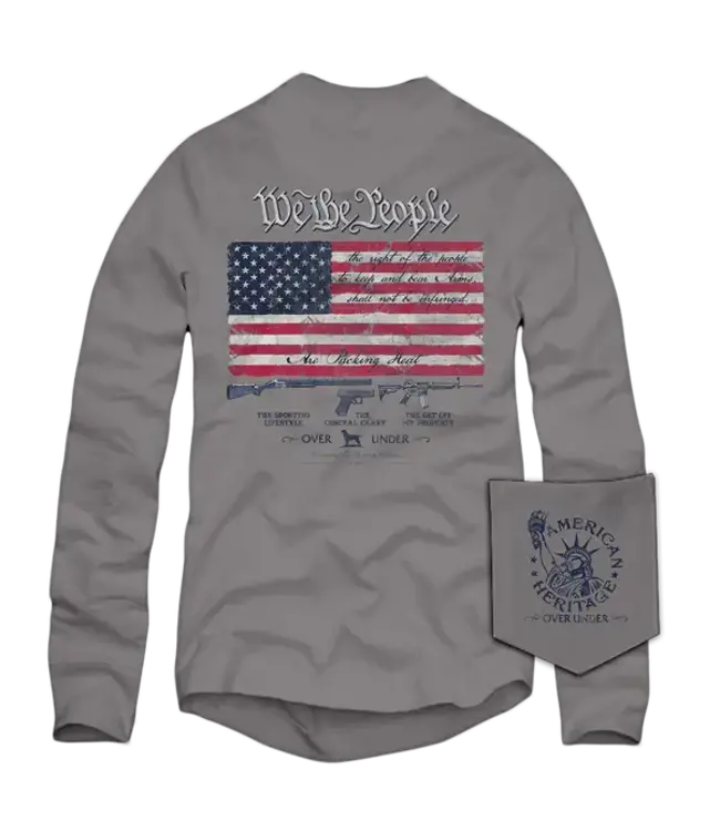 OVER UNDER MEN'S L/S RIGHT TO BEAR ARMS