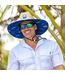 HUK Fish and Flags Straw Hat