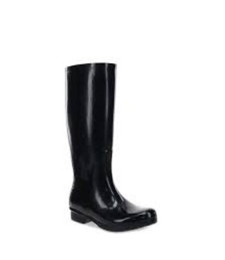 Chooka Women's Polished Tall Rain Boots - Waterproof Shiny Finish With Memory Foam Insole