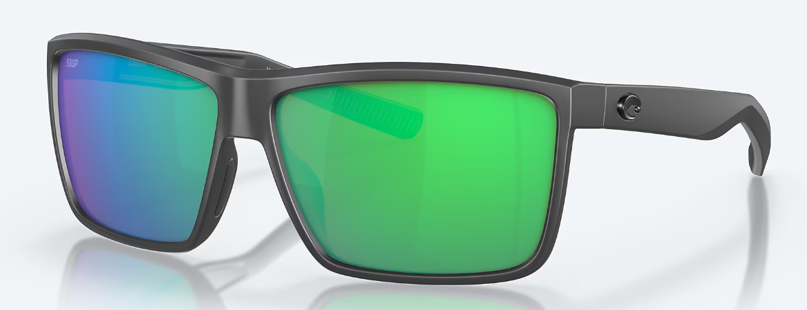 Costa Del Mar Rinconcito Sunglasses Matte Gray Green Mirror 580P