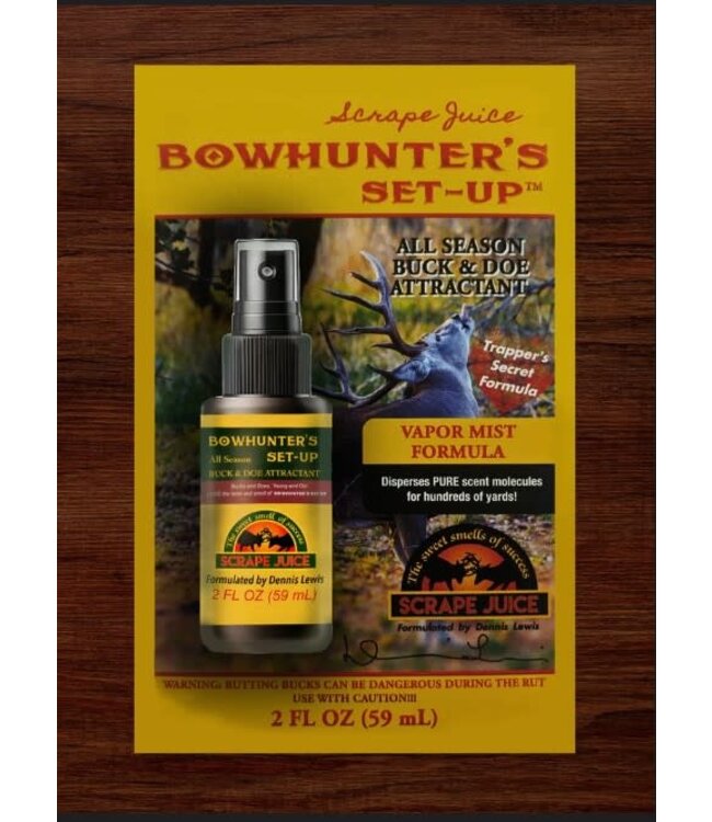 Scrape Juice Bowhunters Set up
