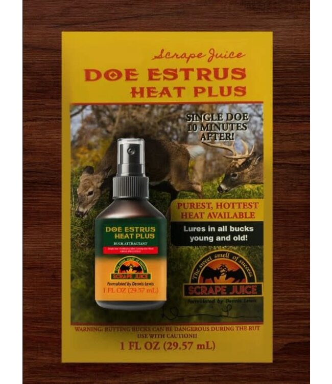Scrape Juice Doe Estrus Heat Plus / Extra Strength Deer Lure