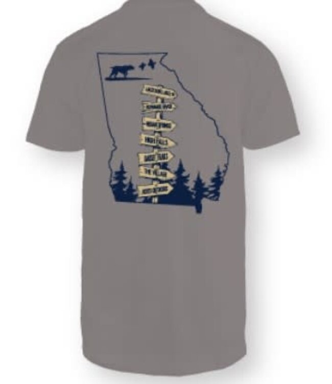 GA Trails & Tails Hurricane Grey T-Shirt
