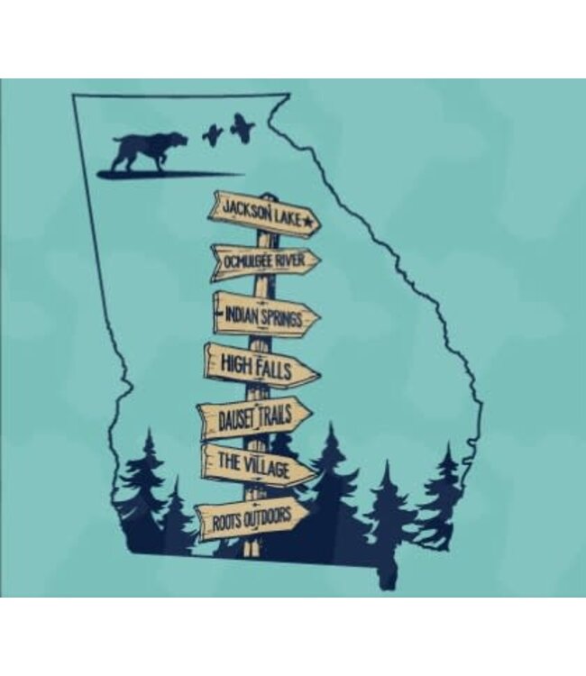 GA Trails & Tails Seafoam Green T-Shirt