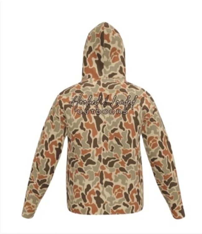 Hooked and Loaded Hooked and Loaded Old School Camo Hoodie