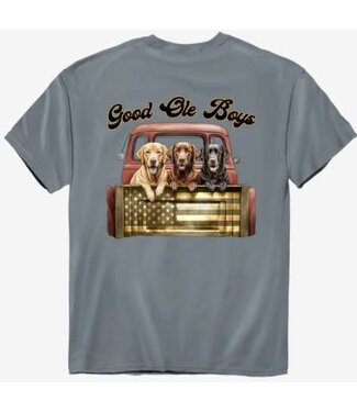 Good Ole Boys Outdoors Good Ole Boys Lab Tailgate Flag Tee Shirt
