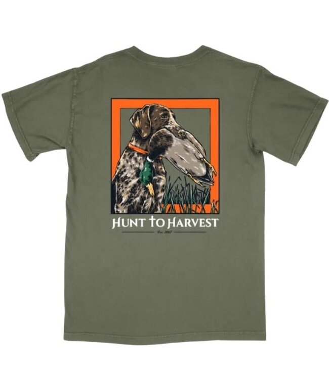 Hunt To Harvest Hunt to Harvest Always on Point Youth SS T-Shirt Military Green
