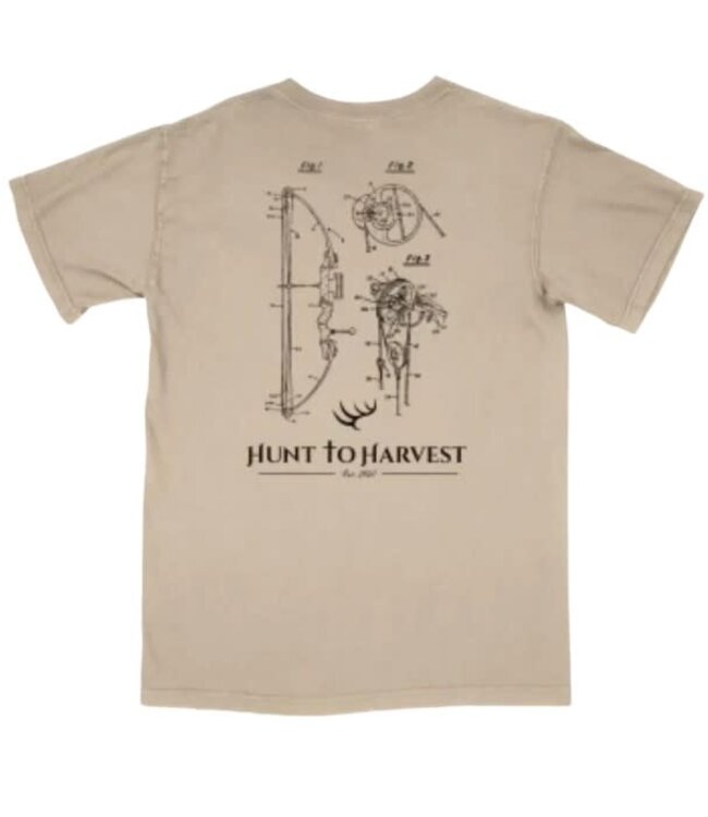 Hunt To Harvest Hunt to Harvest Full Draw SS T-Shirt Oyster