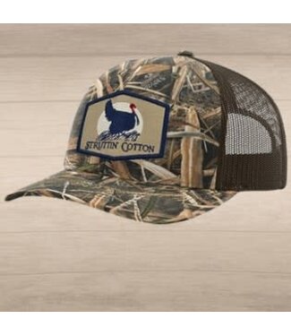 Struttin Cotton Struttin Cotton Turkey Sunrise Patch Trucker Hats