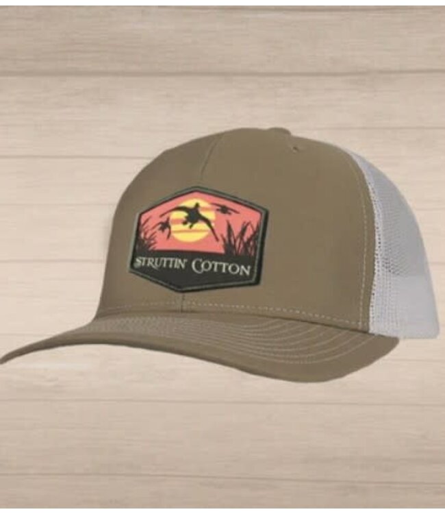 Struttin Cotton Struttin Cotton Evening Airshow Patch Trucker Hats