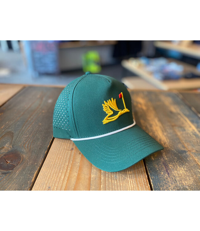 Knotted Pine Masters Golf Hat Green