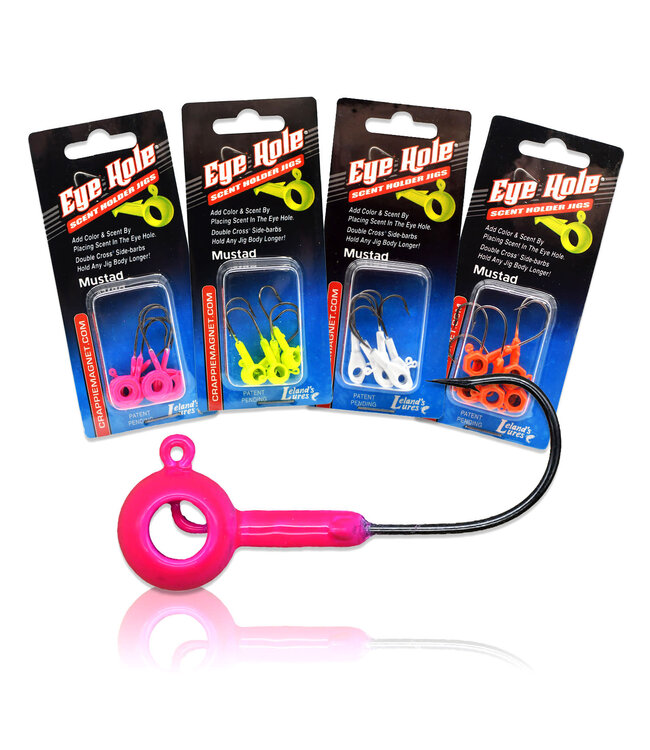 Leland Lure Crappie Magnet Eye Hole Round Jighead