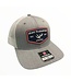 Hunt To Harvest Hunt to Harvest - Rubber Patch Hat Grey / White  (Richardson 112)