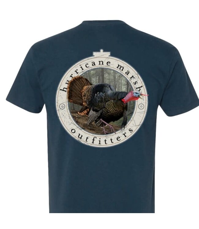 Hurricane Marsh Hurricane Marsh - The Boss Short Sleeve T-Shirt  (Indigo Blue)