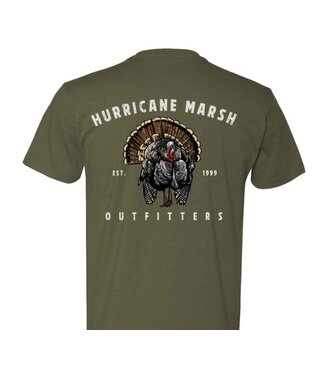 Hurricane Marsh Hurricane Marsh - King of Spring Short Sleeve T-Shirt (Military Green)