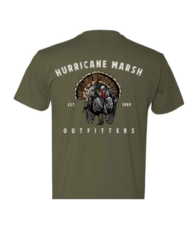 Hurricane Marsh Hurricane Marsh - King of Spring Short Sleeve T-Shirt (Military Green)