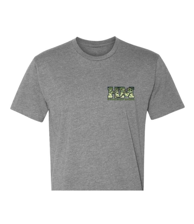 Hurricane Marsh Hurricane Marsh - Crappie Short Sleeve T-Shirt  (Heather Grey)