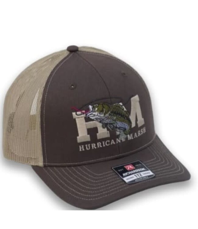 Hurricane Marsh Hurricane Marsh - The Bass Brown / Khaki Hat (Richardson 112)