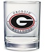 Heritage Pewter UGA - Georgia "G" Double Old Fashion Glass