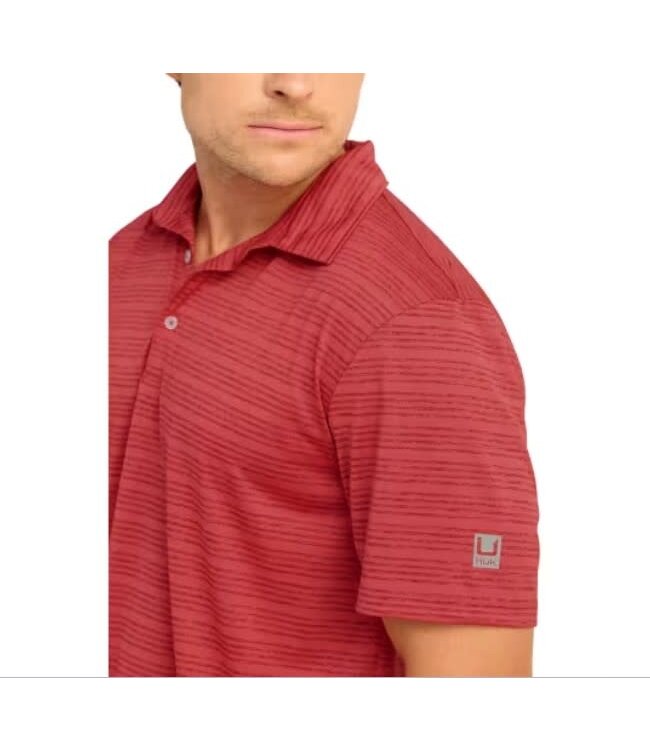 Pursuit Novelty Stripe Polo Shirt Channel Marker