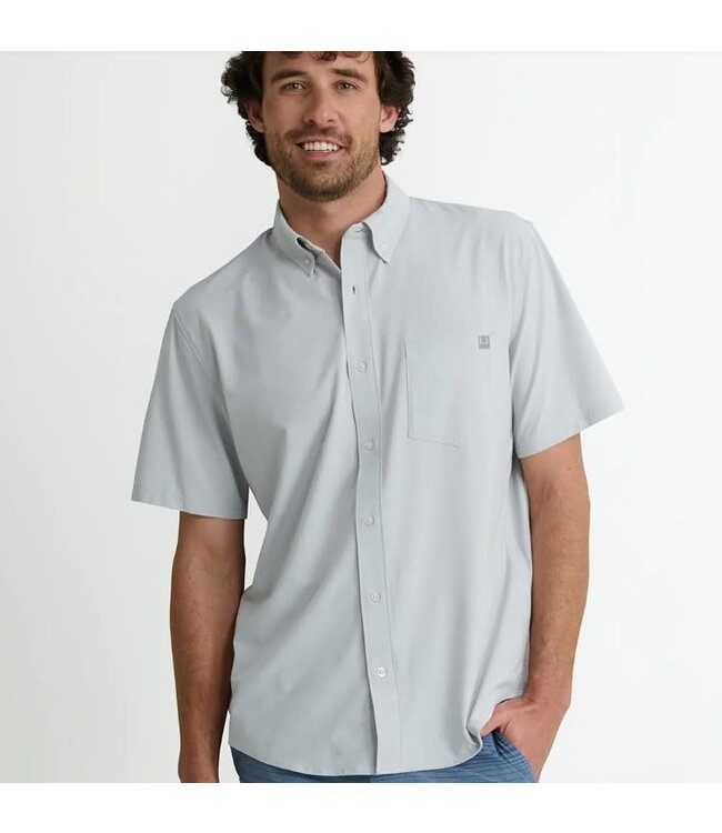 HUK KONA Solid SS Button Down